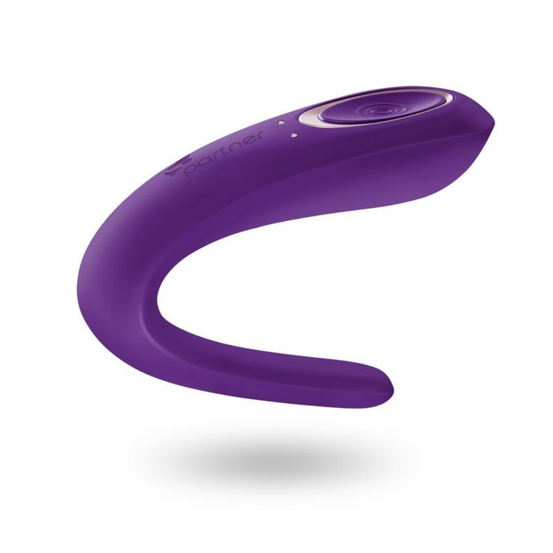 Porų vibratorius - klitorio ir penio stimuliatorius su galingu vibracijos varikliu | Satisfyer sekso žaislai suaugusiems, Double Classic Partner Vibrator
