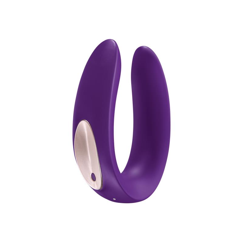 Vibratorius poroms klitorio ir G taško stimuliacijai - Satisfyer Double Plus Remote Partner Vibrator