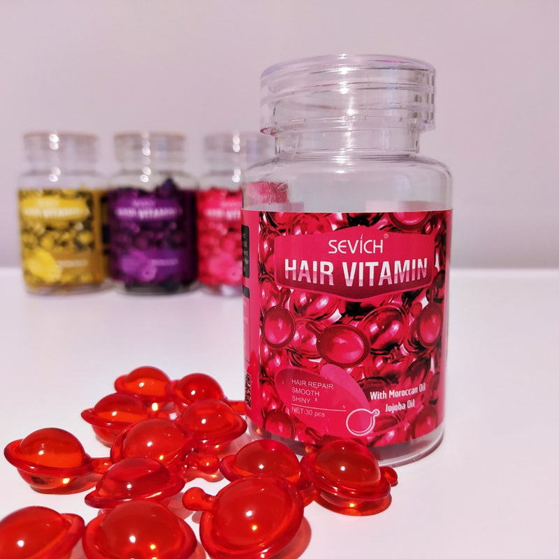SEVICH tepami vitaminai keratino kapsulėse pažeistiems plaukams | Hair vitamins for damaged hair - AurelijosSPA