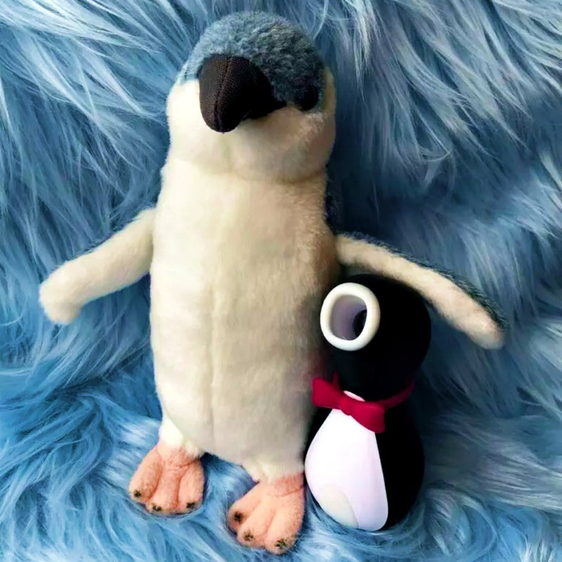 Pingvino formos Vakuuminis Klitorio Stimuliatorius stipriam orgazmui - Satisfyer Penguin Air Pulse Stimulator