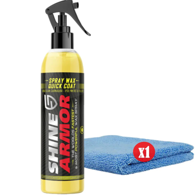 Shine Armor Spray Wax Quick Coat | Purškiamas braziliškas CARNAUBA automobilio kėbulo vaškas su nano danga