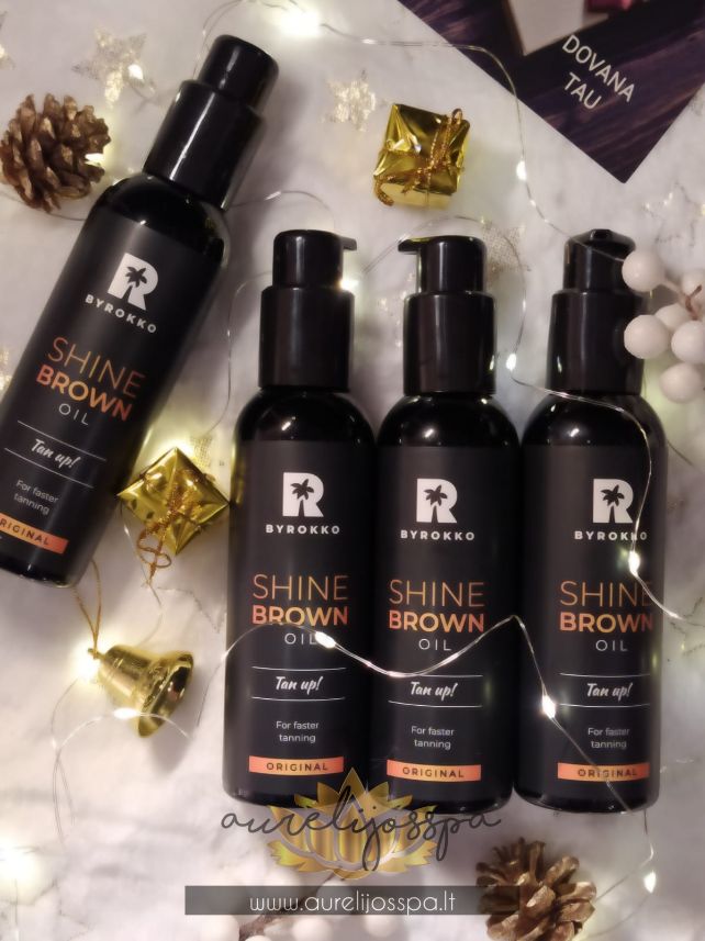 Shine Brown įdegio aliejus | BYROKKO - AurelijosSPA