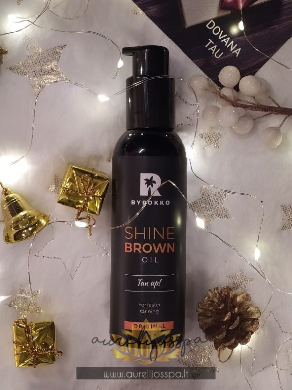 Shine Brown įdegio aliejus | BYROKKO - AurelijosSPA