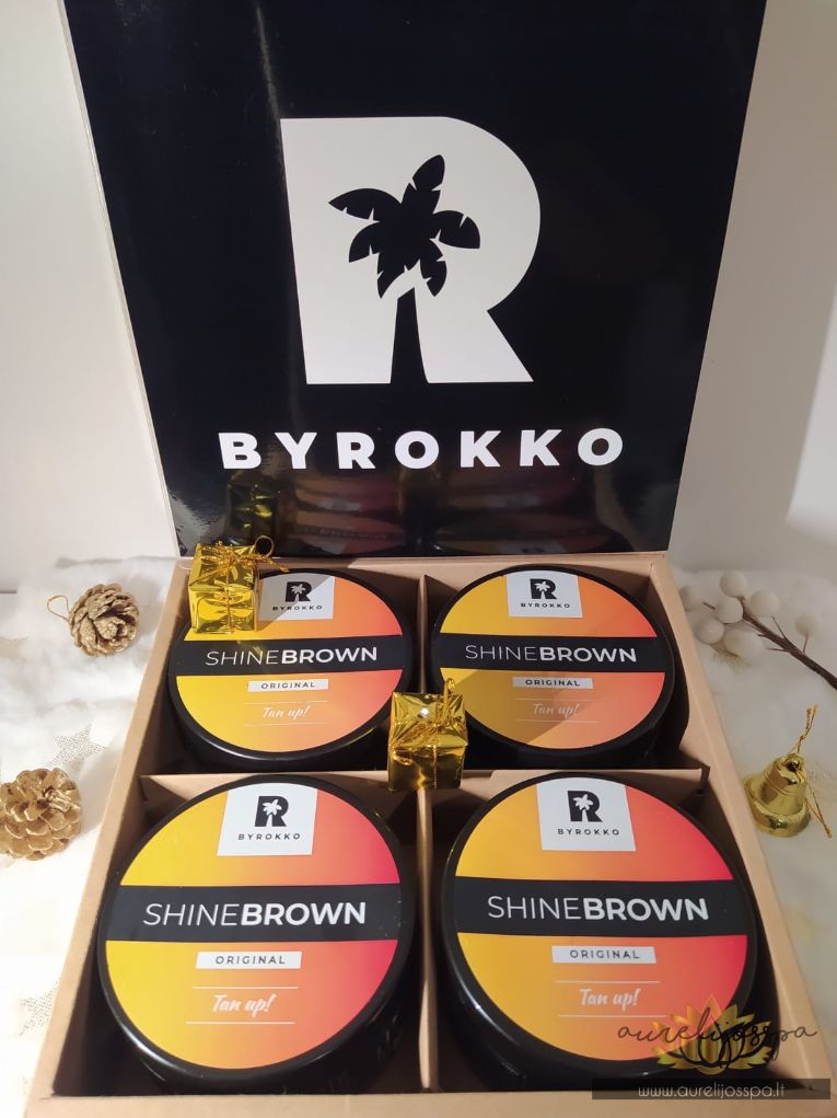 Įdegio kremas rinkinys-dovana - BYROKKO