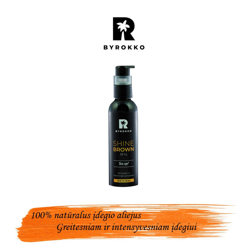 Shine Brown įdegio aliejus | BYROKKO - AurelijosSPA