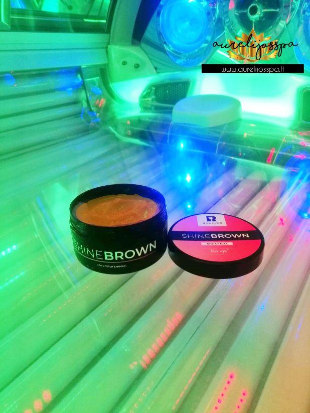 BYROKKO Shine Brown įdegį skatinantis veido ir kūno kremas