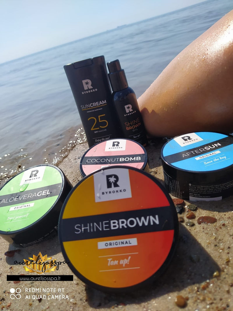 Įdegio kremas soliariumui BYROKKO Shine Brown