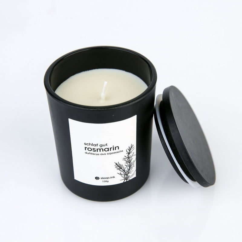 Raminanti aromaterapinė namų žvakė su Rozmarinu - Sleep.ink