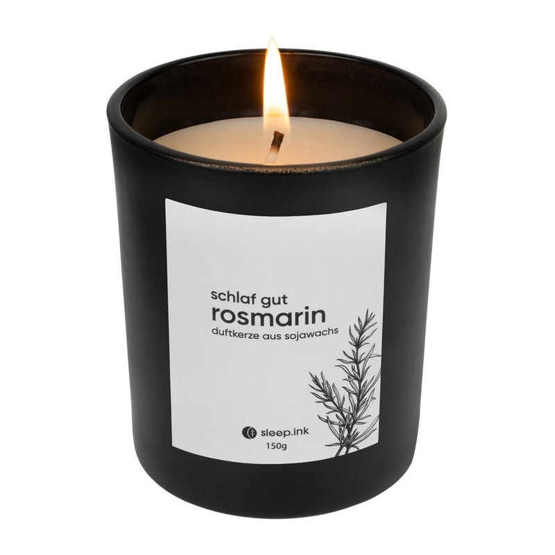 Sojų vaško žvakė su Rozmarinu - Sleep.ink
