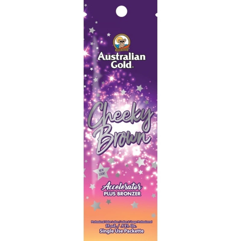 Soliariumo įdegio kremas Australian Gold CHEEKY BROWN 15ml su Henna, karamele ir beta karotinu