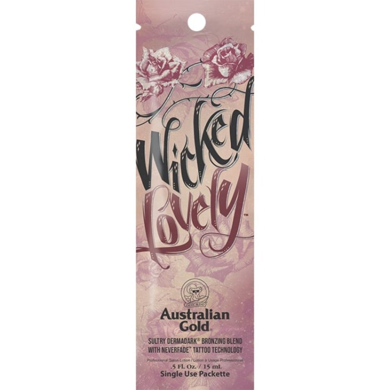 Soliariumo įdegio kremas su natūraliais bronzantais veidui ir kūnui Australian Gold WICKED LOVELY 15ml