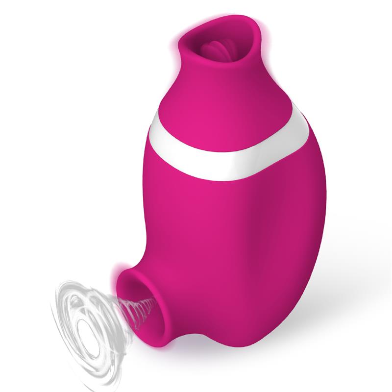 Vakuuminis Klitorio Stimuliatorius su vibruojančiu liežuviu - Action