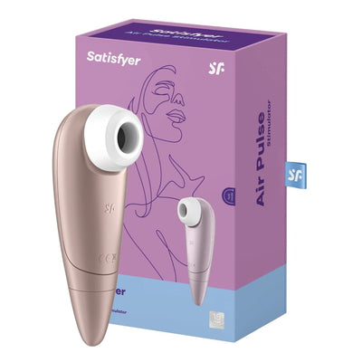 Vakuuminis klitorio stimuliatorius su vibravimo funkcija - Satisfyer Air Pulse Number One