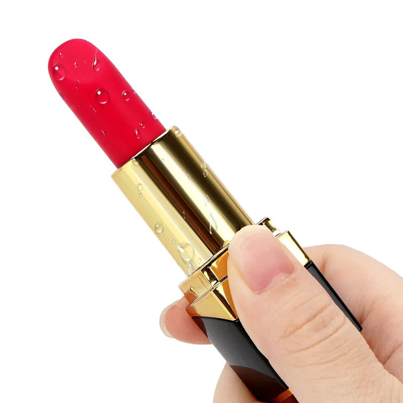 Vibruojantis lūpdažis, moteriškas vibratorius kulka, sekso prekės suaugusiems - Martinella