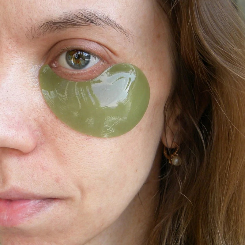 PETITFEE Drėkinanti hidrogelinė paakių kaukė su Artišokų lapų ekstraktu, Kolagenu ir Hialurono rūgštimi sausai odai