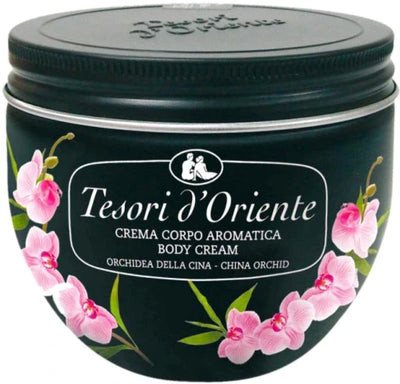 Tesori d'Oriente CHINESE ORCHID Body Cream, Drėkinantis Kūno Kremas, parfumuotas kūno kremas, rytietiškas kūno kremas, maitinantis kūno kremas, moteriškas kūno kremas, vyriškas kūno kremas