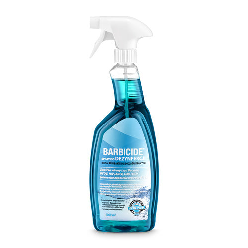 Dezinfekcinis skystis paviršiams | BARBICIDE disinfection spray 1000 ml - AurelijosSPA