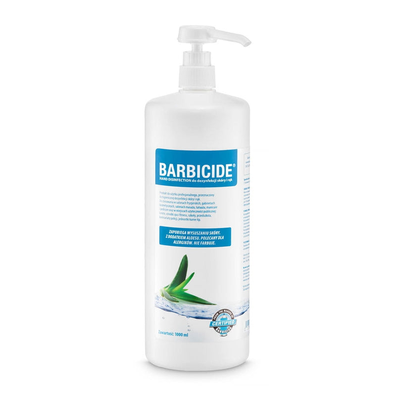 Dezinfekcinis skystis rankoms | BARBICIDE hand disinfection 1000 ml - AurelijosSPA