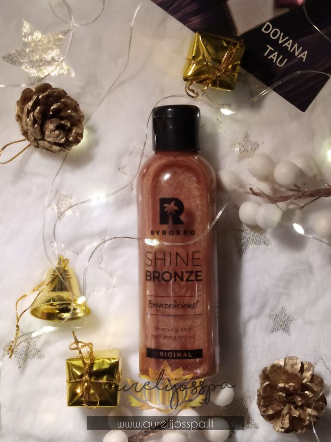 Sausas aliejus-blizgis kūnui ir plaukams - BYROKKO