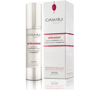 Maitinantis veido kremas su Goji uogomis, normaliai ir sausai odai - Casmara Antioxidant Nourishing Cream