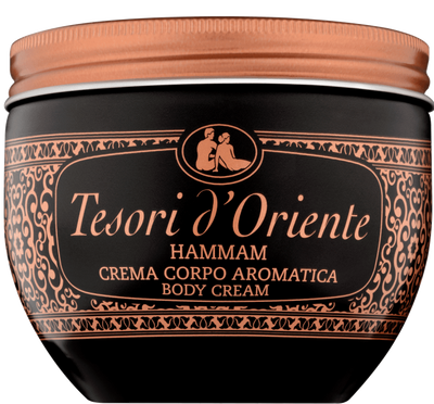 Tesori d'Oriente HAMMAM Body Cream, Drėkinantis Kūno Kremas, parfumuotas kūno kremas, rytietiškas kūno kremas, maitinantis kūno kremas, moteriškas kūno kremas, vyriškas kūno kremas