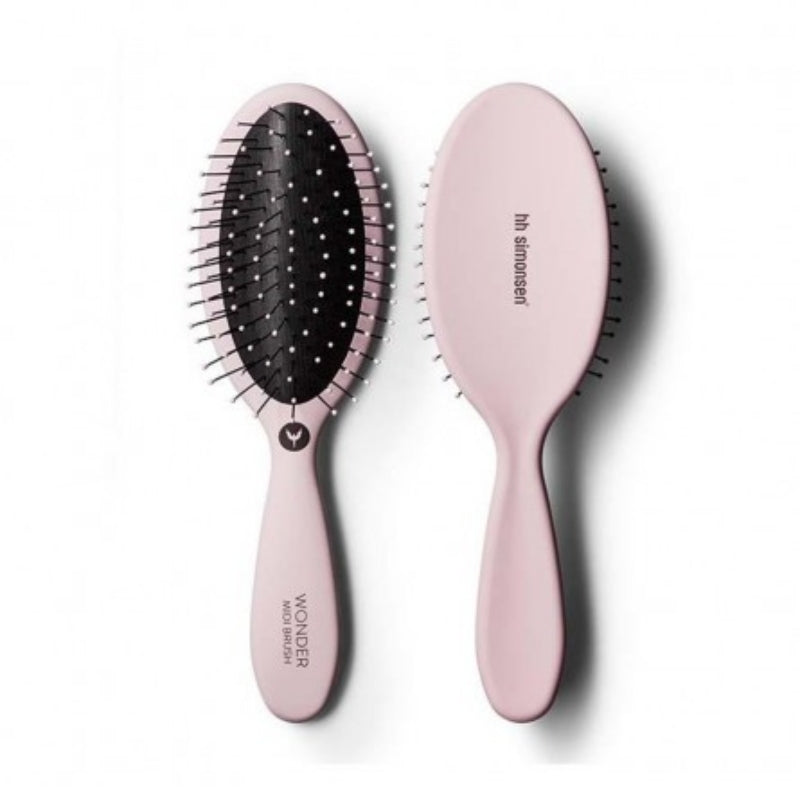 HH Simonsen WONDER BRUSH MIDI Plaukų šepetys su SmartFlex šereliais, sausiems ir sunkiai iššukuojamiems plaukams, apsaugo plaukus nuo pažeidimo, o plaukų galiukus nuo šakojimosi
