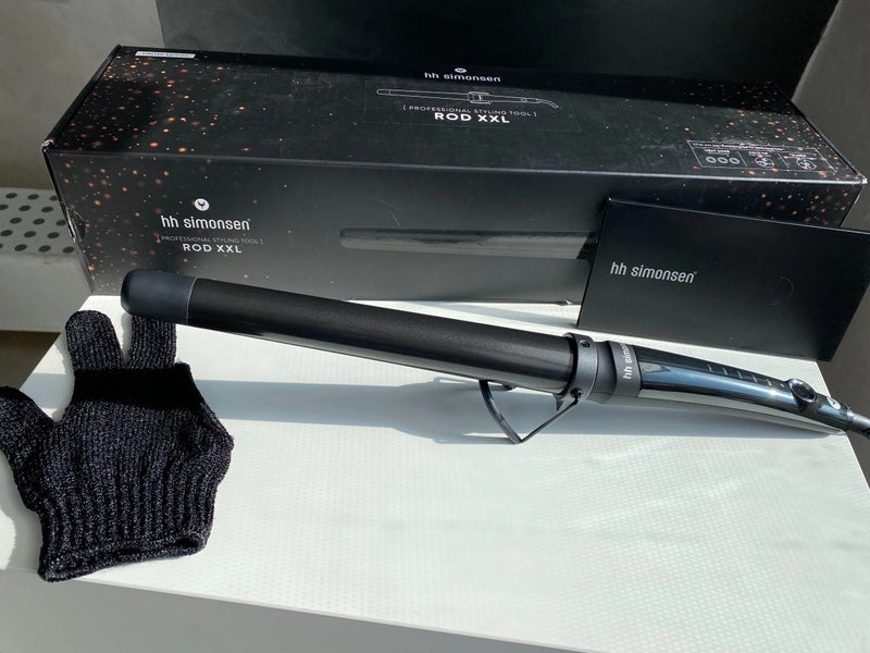 HH Simonsen ROD XXL Profesionalios Keramikinės Plaukų Garbanojimo Žnyplės Ypač Ilgiems Plaukams, akimirksniu sugarbanoja ilgus plaukus nuo šaknų iki galiukų