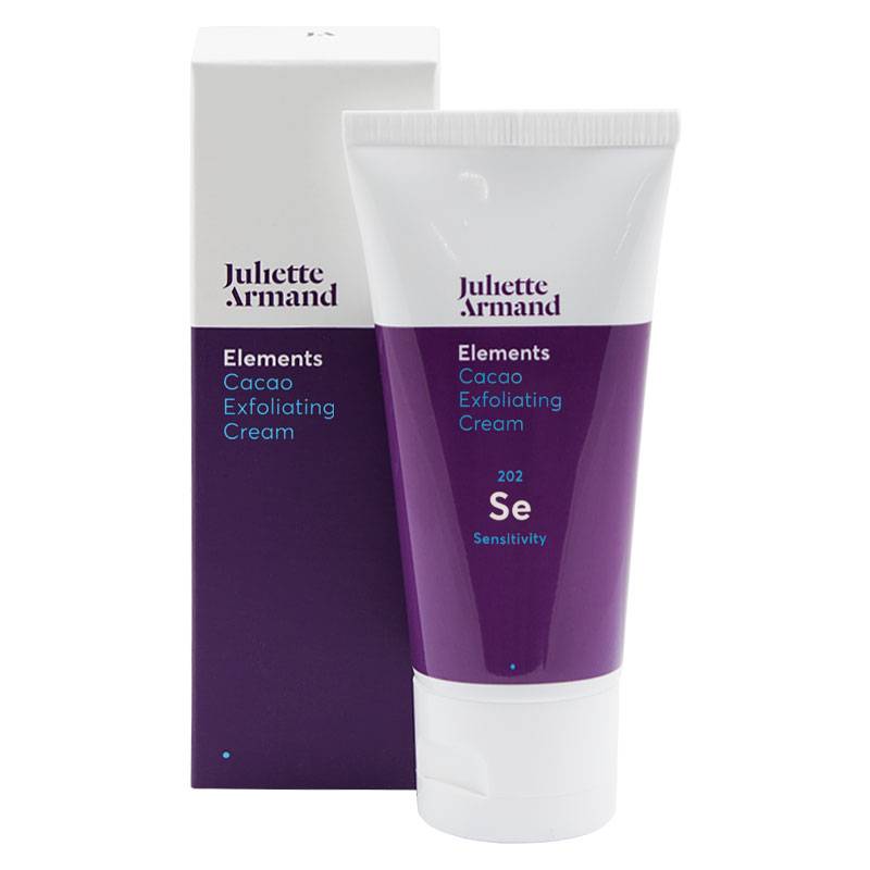 Juliette Armand Eksfoliuojantis Veido Kremas su Kakavos Granulėmis sausai ir jautriai odai