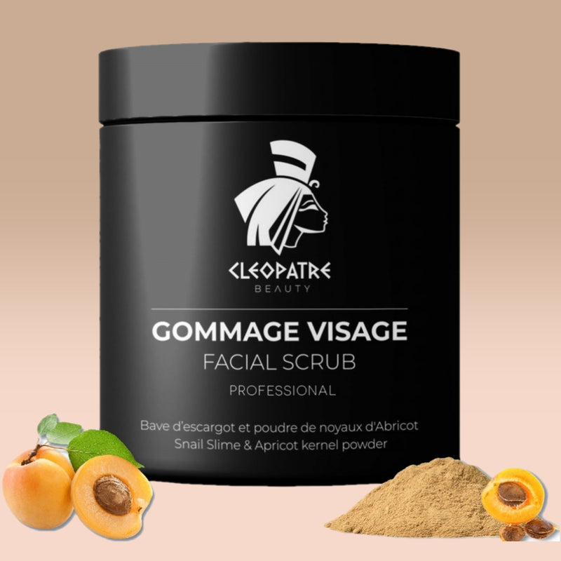 Profesionalus veido šveitiklis su Sraigių sekretu ir Abrikosų kauliukų pudra - Cleopatre Beauty