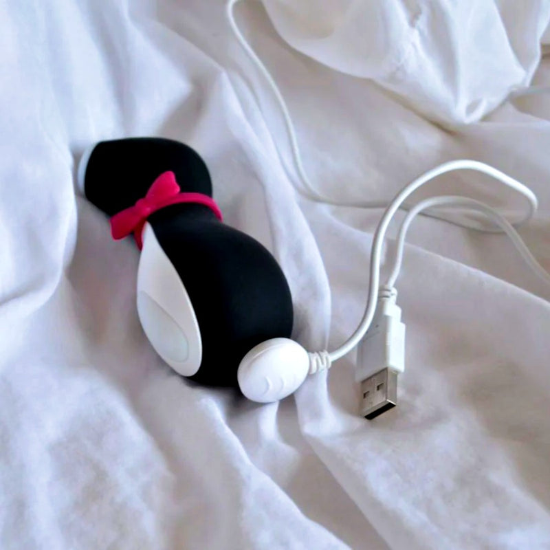 Pingvino formos Vakuuminis Klitorio Stimuliatorius stipriam orgazmui - Satisfyer Penguin Air Pulse Stimulator