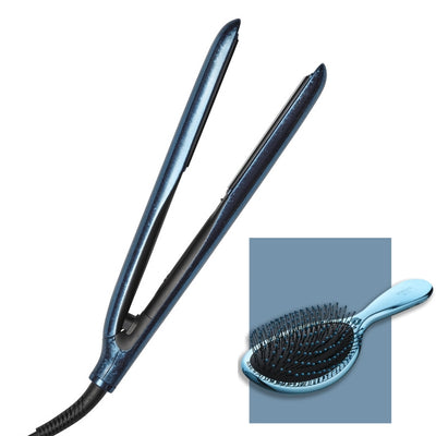 HH Simonsen TRUE DIVINITY MK2 Limited Edition Sapphire Soul Profesionalus Keramikinis Plaukų Tiesintuvas su Šukomis, idealiai tinka plaukų tiesinimui ir garbanų formavimui