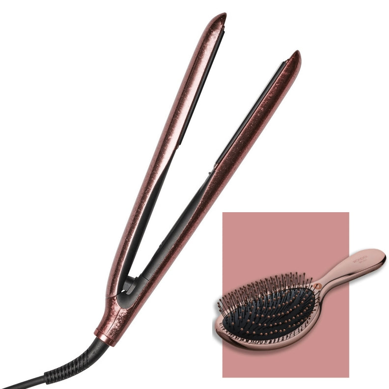 HH Simonsen TRUE DIVINITY MK2 Limited Edition Ravishing Ruby Profesionalus Keramikinis Plaukų Tiesintuvas su Šukomis, idealiai tinka plaukų tiesinimui ir garbanų formavimui