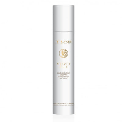 Velvet Flex | Vidutinės Fiksacijos Plaukų Putos | T-Lab Professional - AurelijosSPA