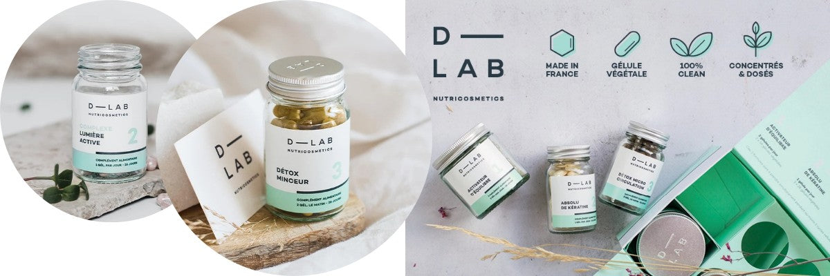 D-LAB-Nutricosmetics Complemento alimenticio para una nutrición equilibrada y una piel firme - AurelijosSPA