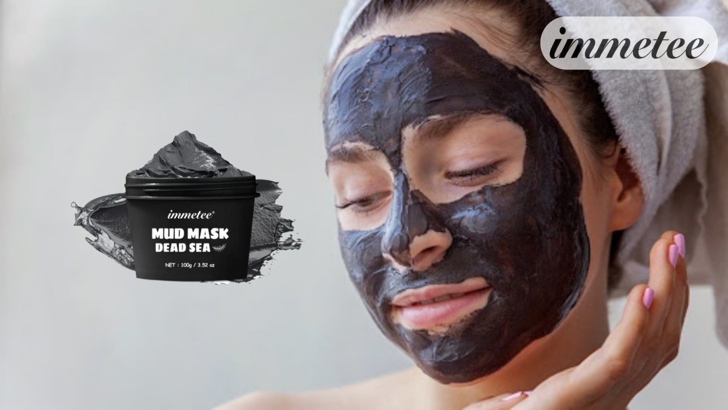 IMMETEE Face and body masks for dirt in the sea Dead pig mud masks - AurelijosSPA