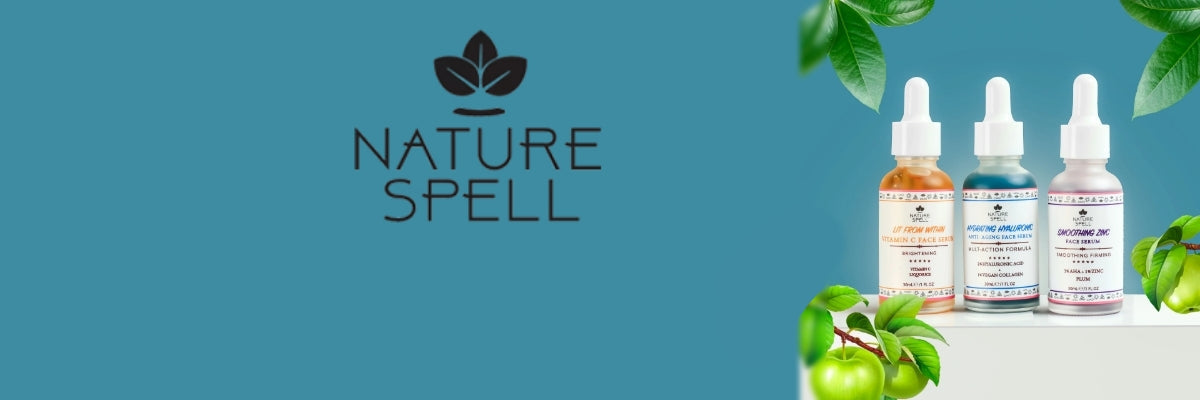 Nature Spell Natural moisturizing face serums and face creams for all skin types, For professional use in the beauty salon and at home, Made in the UK - AurelijosSPA