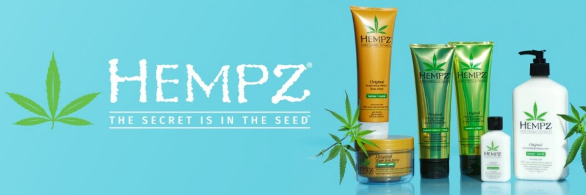 Hempz Professional Hair Care Products with Hemp Oil for dry, colored and damaged hair