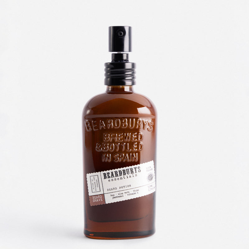 Beardburys Essentials Beard Potion, Maitinamasis Barzdos Kremas - Eliksyras, vyriška kosmetika po skutimosi, barzdos aliejus, barzdos kremas, drėkinantis barzdos eliksyras, barzdos putos, barzdos gelis