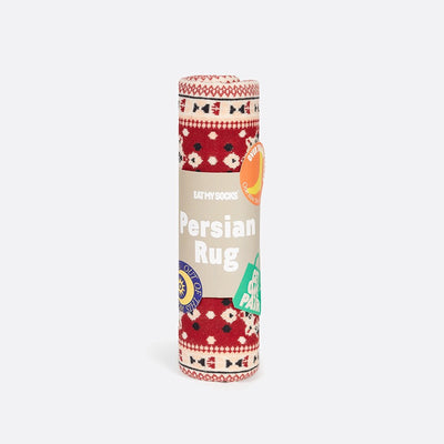 EAT MY SOCKS Persian Rug, Kojinės Persiškas Kilimėlis, žaismingos spalvotos kojinės, Originali dovana vyrams, moterims, vaikams ir paaugliams, universalus dydis, persiško kilimėlio formos kojinės