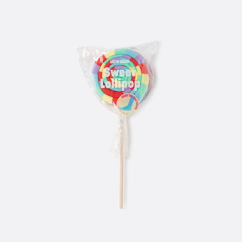 EAT MY SOCKS Sweet Lollipop, Kojinės Ledinukas ant pagaliuko, žaismingos spalvotos kojinės, Originali dovana vyrams, moterims, vaikams ir paaugliams, universalus dydis, čiulpinuko formos kojinės