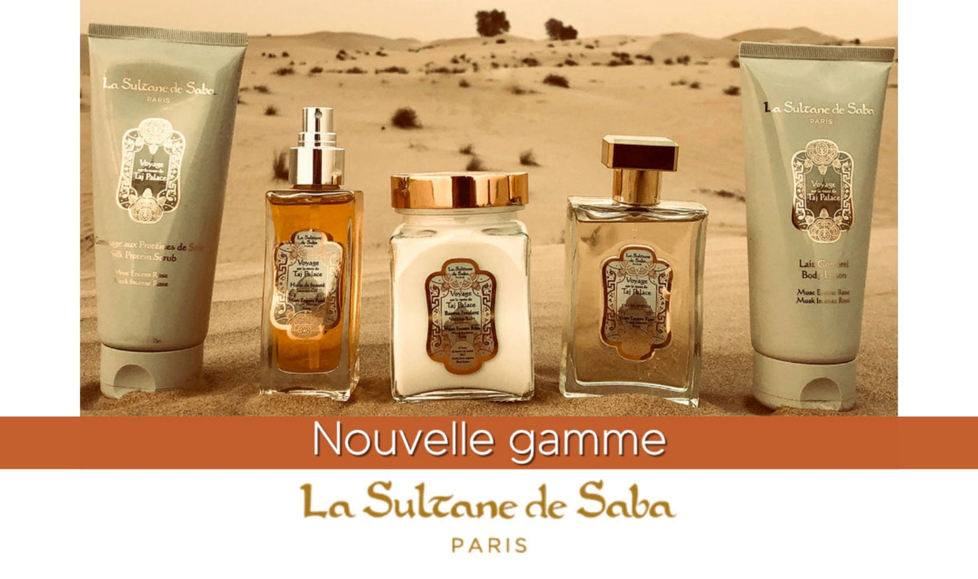 La Sultane De Saba Paris - Natūralūs eterinių aliejų perfumuoti kūno kvepalai, kremai, šveitikliai, dulksnos, Tinka vyrams ir moterims, Puiki dovana Jai ir Jam
