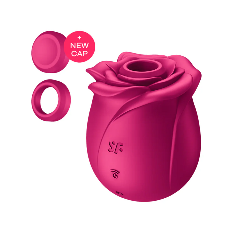 SATISFYER Pro 2 Classic Blossom Clitoral Rose Klitorio Masažuoklis, Klitorio vibratorius, pulsuojantis vibratorius, klitorinis vibratorius, sekso žaislai suaugusiems, moteriškas vibratorius