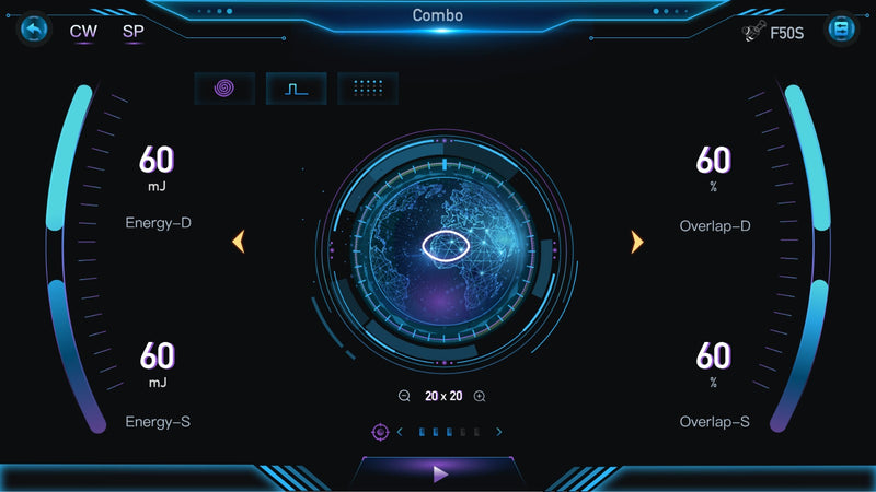 Profesionalus CO2 Frakcinis Lazeris 10600 nm su Ginekologiniu Antgaliu, Premium klasės modelis, Medical Fractional Laser System