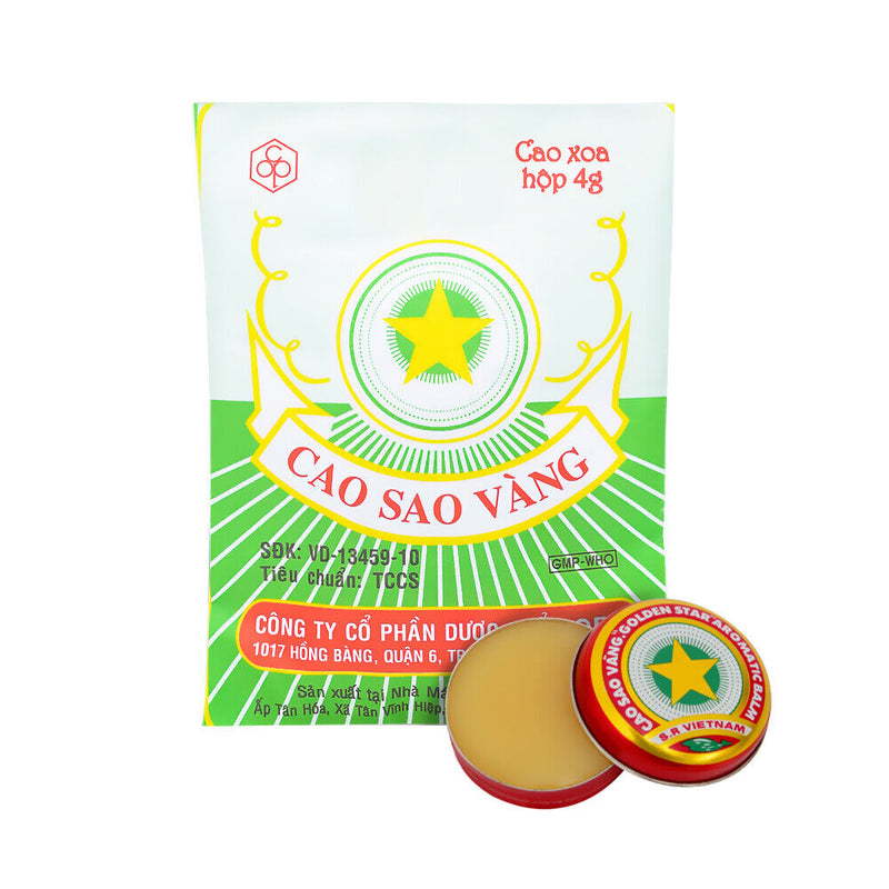 Veido ir Kūno Balzamas "Auksinė Žvaigždė" | Golden Star Balm Vietnam 4 gram