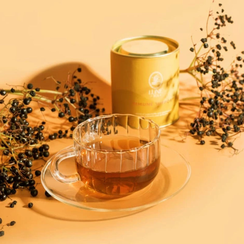 Arbata Imunitetui, Žolelių arbata imunitetui stiprinti, imunitetą stiprinanti arbata, arbata nuo peršalimo ir gripo, detoksikuojanti arbata, ajurvedine arbata, Lune Tea IMMUNE SUPPORT TEA