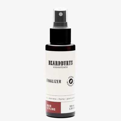 Beardburys Essential Hair Finalizer, Fiksuojantis Purškiklis Plaukams, Plaukų Priežiūros Priemonės, vyriškas plaukų vaškas, stiprus plaukų vaškas, stiprios fiksacijos vyriškas vaškas, plaukų vaškas, plaukų purškiklis