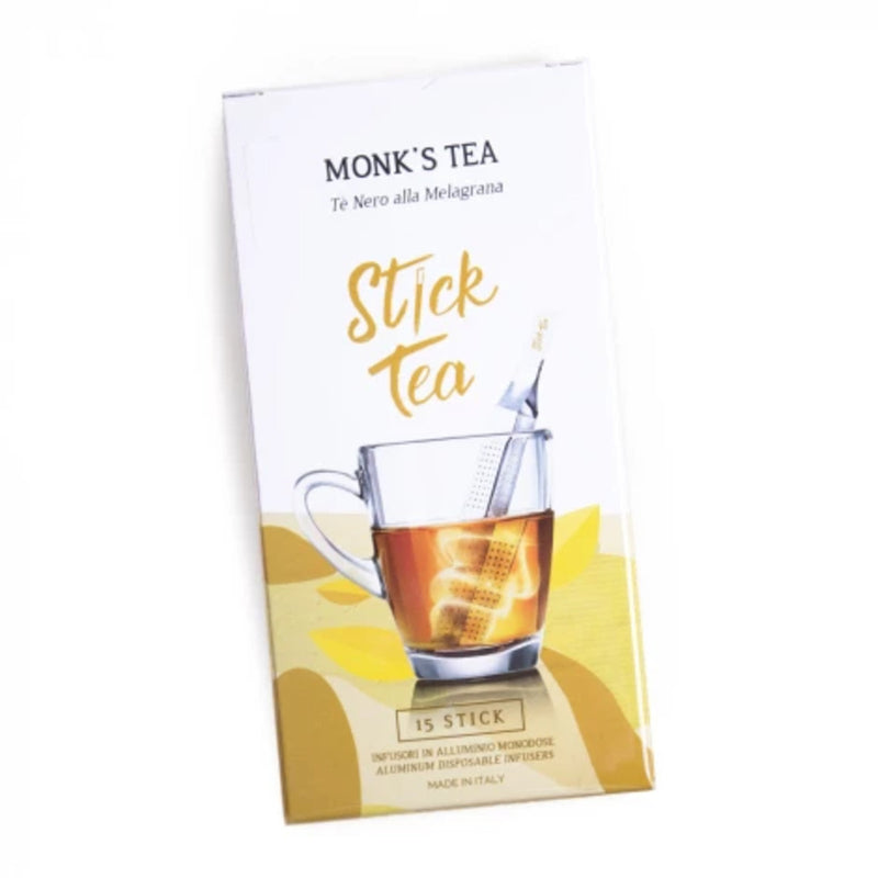 STICK TEA, MONK‘S TEA, Granatų Skonio Juodosios Arbatos Lazdelės 15 vnt., Juodoji arbata, Žolelių arbata, Žalioji arbata, dovana kalėdoms