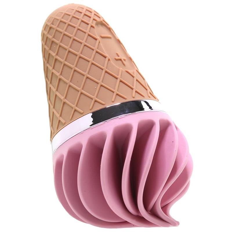 Ledų formos klitorio stimuliatorius, moteriškas vibratorius, sekso žaislai suaugusiems - Satisfyer Sweet Treat Spinnator Ice Cream Clitoral Stimulator