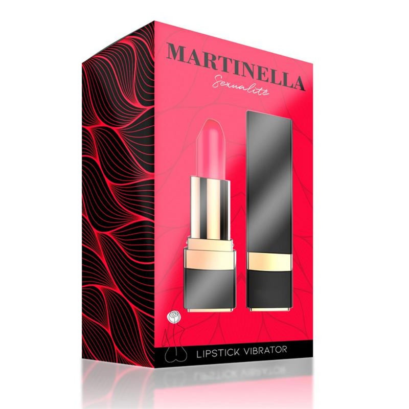 Vibruojantis lūpdažis, moteriškas vibratorius kulka, sekso prekės suaugusiems - Martinella