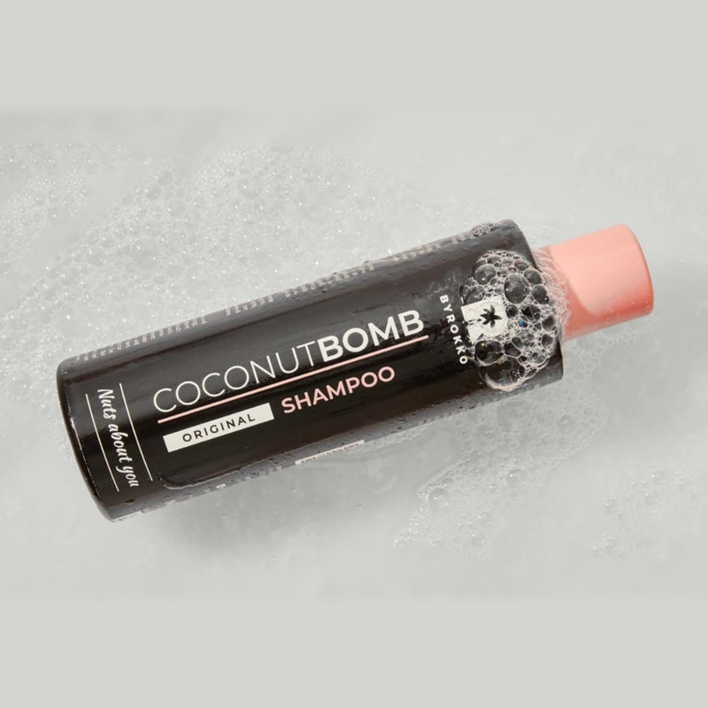 BYROKKO Coconut Bomb Shampoo - Maitinantis šampūnas su Kokosų aliejumi sausiems ir pažeistiems plaukams
